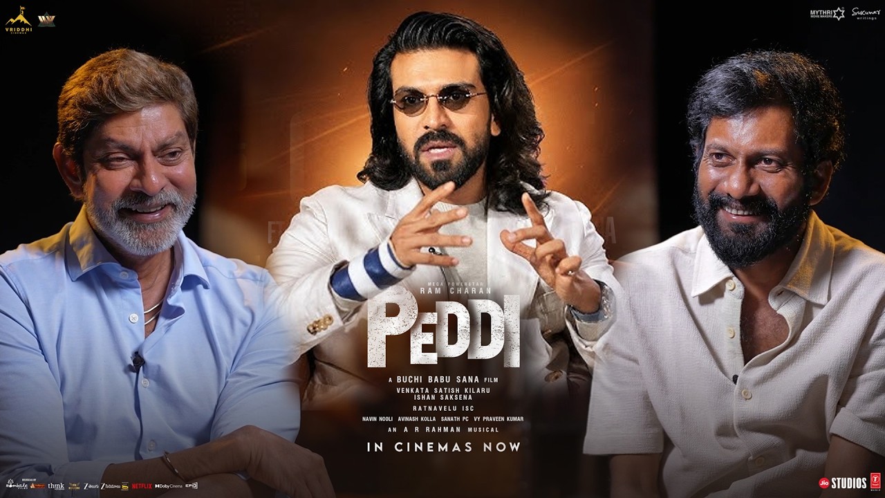 #Peddi Movie Interview | Ram Charan, Buchi Babu And Jagapathi Babu Chit Chat | Janhvi Kapoor