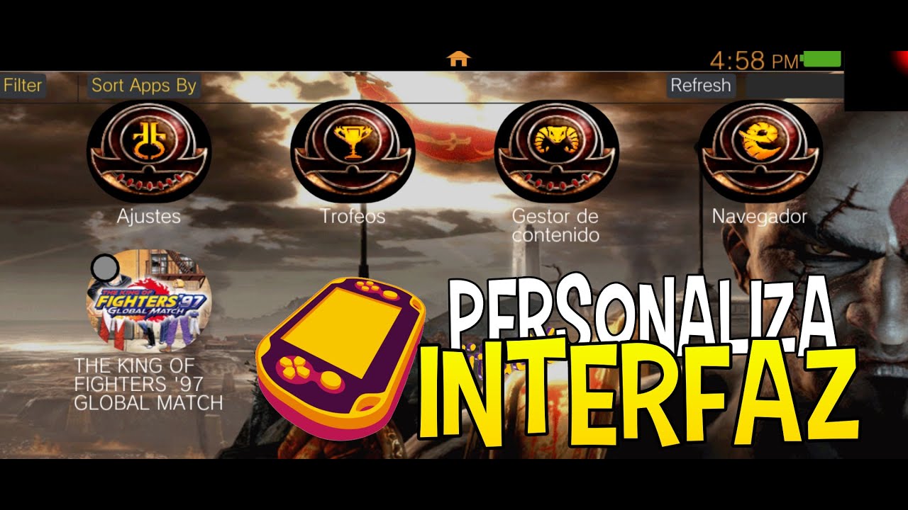 Como PERSONALIZAR la Interfaz del Emulador VITA 3K