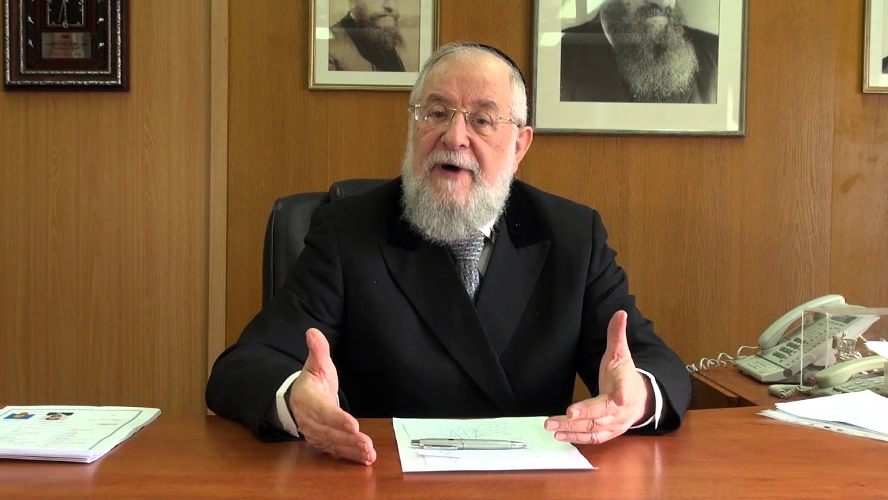 הרב ישראל מאיר לאו על מיזם 929