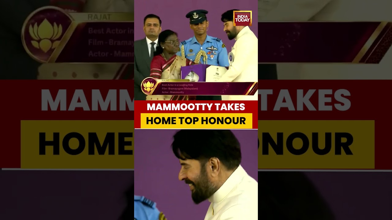 Mammootty Wins Best Actor National Film Award For &lsquo;Bramayugam&rsquo; #mammootty #entertainment