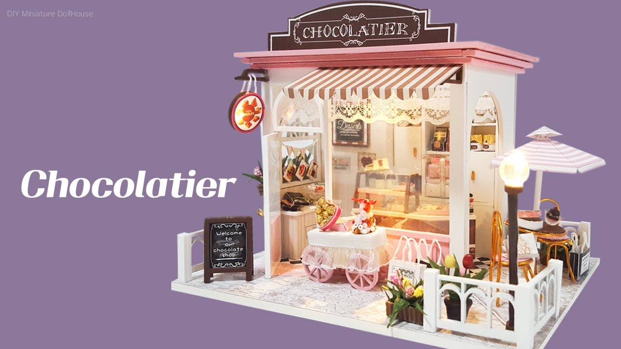 DIY Miniature DollhouseㅣChocolatierㅣ쇼콜라티에 미니어처ㅣ박소소