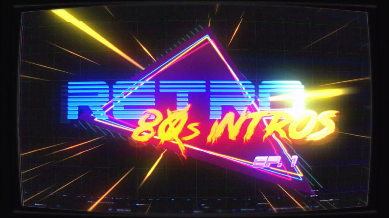 Retro VHS 80s Arcade Intro