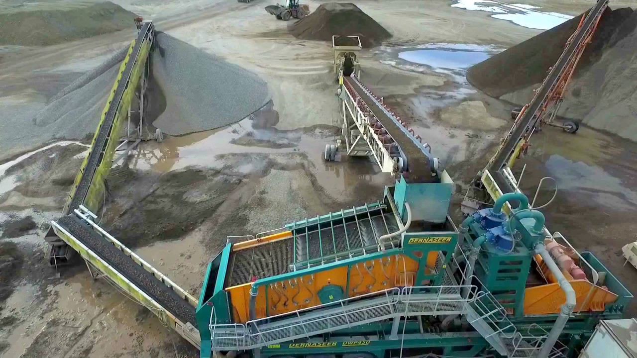 Mobile Sand Washing Plant Canada - Drone Footage