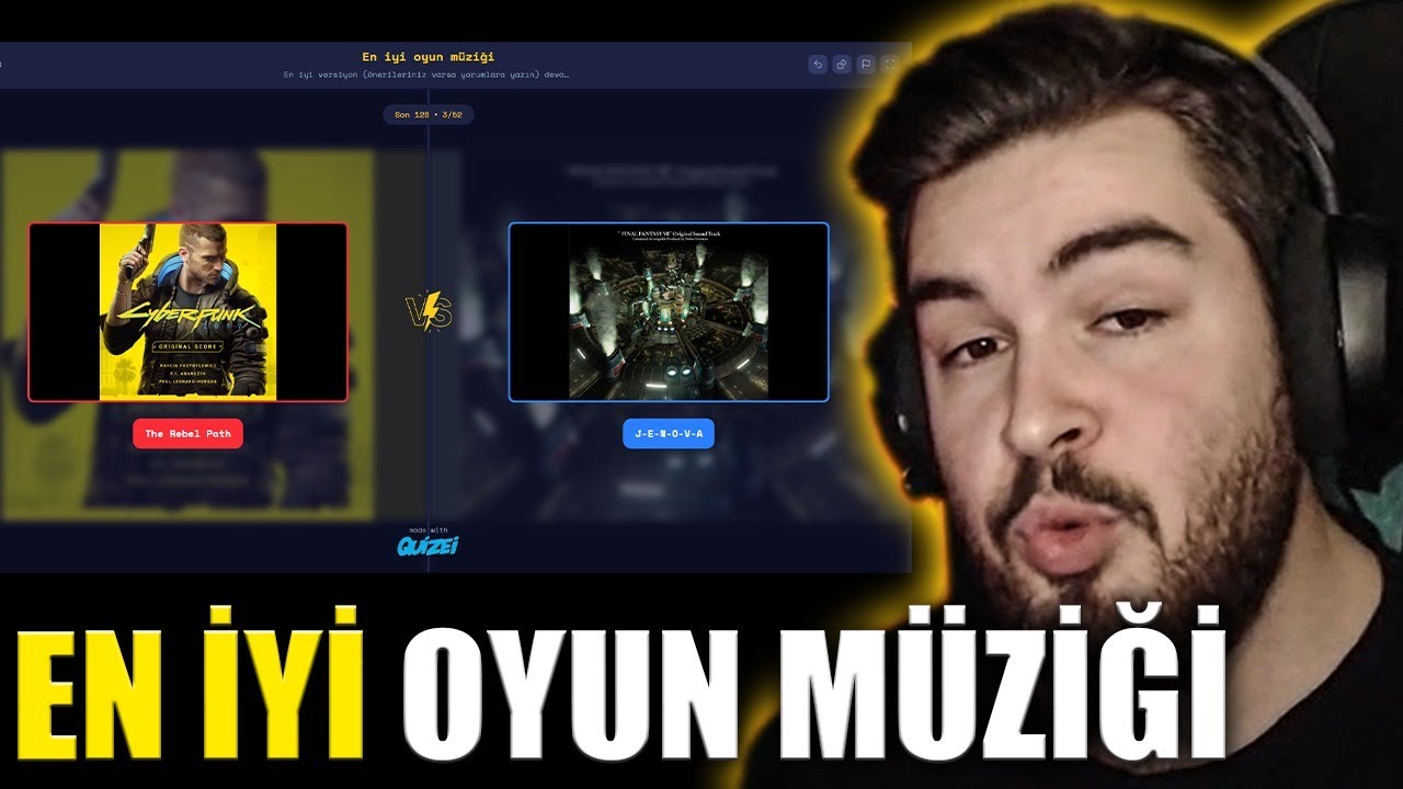 H1vezZz Ekiple En İyi Oyun Müziğini Seçiyor | Quizei