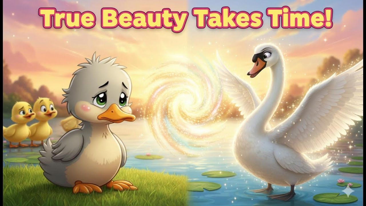 The Ugly Duckling 🐥🦢 | Animated Moral Story for Kids | What Is the Swan’s Hidden Gift?