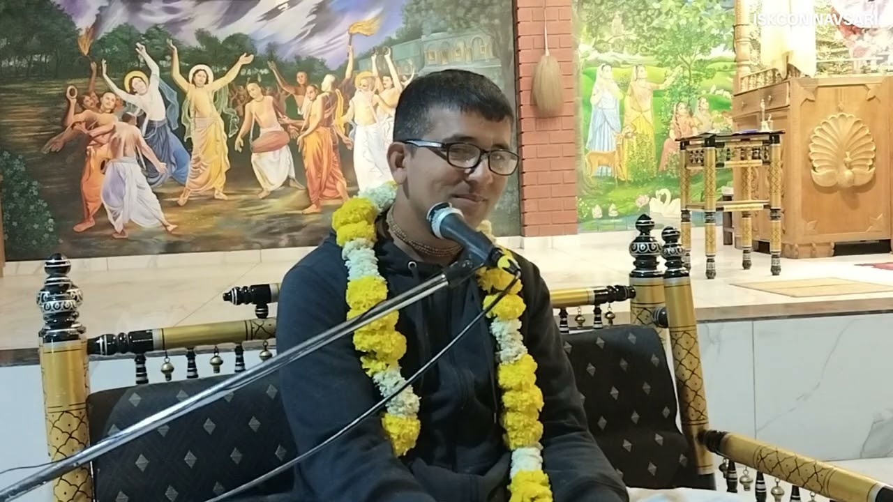 કેવી રીતે મોહ માંથી બહાર આવવું (B.G 4.35) l H.G Adridharan Das l ISKCON NAVSARI 