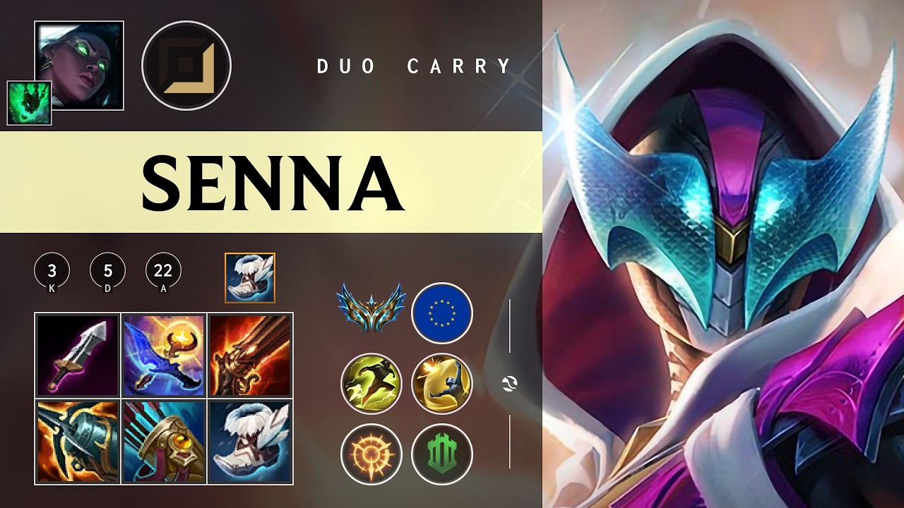 Senna ADC vs Kalista - EUW Challenger Patch 26.05