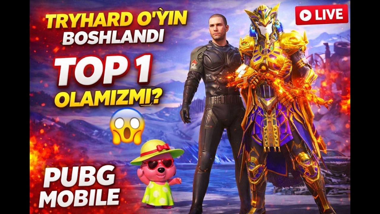 🏆 RANK PUSH BOSHLANDI | PUBG MOBILE