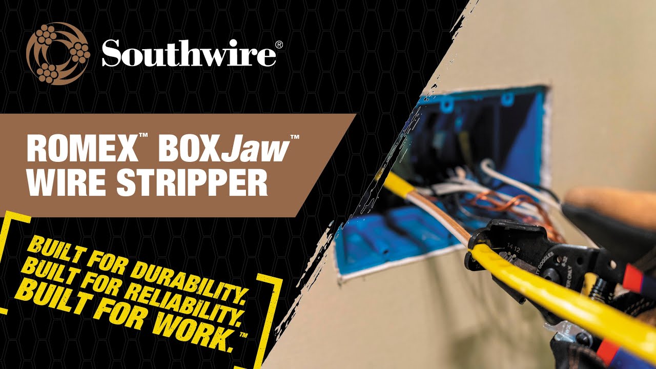Southwire's ROMEX&trade; BOX JAW&trade; Wire Stripper