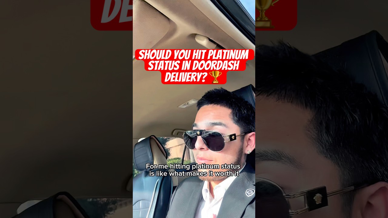 Should You Hit Platinum Status in DoorDash Delivery? #entrepreneur #money #sidehustle #business