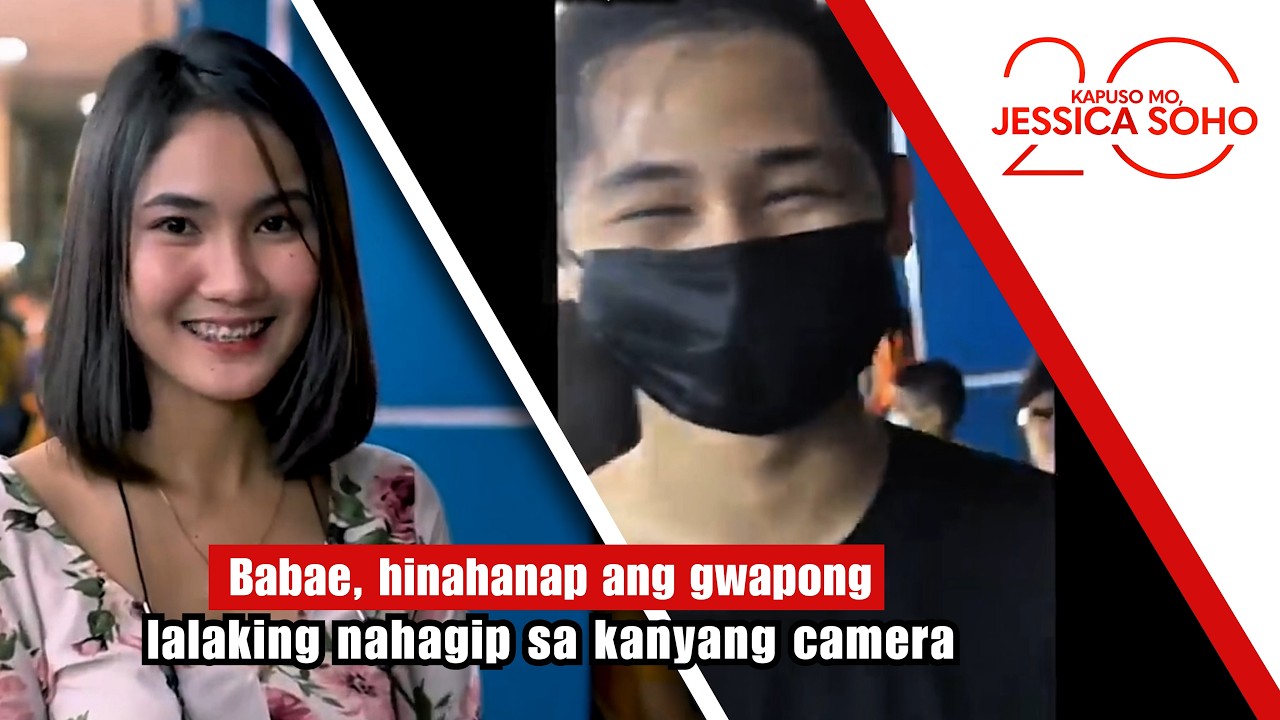 Babae, hinahanap ang gwapong lalaking nahagip sa kanyang camera | Kapuso Mo, Jessica Soho