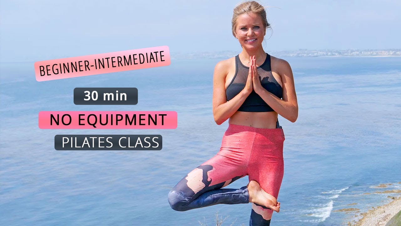 30 min No Equipment Pilates Class - Day 7 of Pilates with Abs on Fire