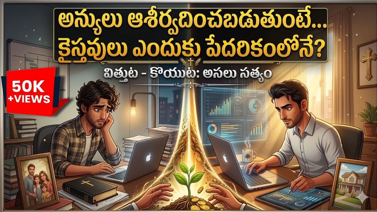 అన్యులు ఆశీర్వదించబడుతుంటే... క్రైస్తవులు ఎందుకు పేదరికంలోనే? ✝️|Jesus stories|Christian stories