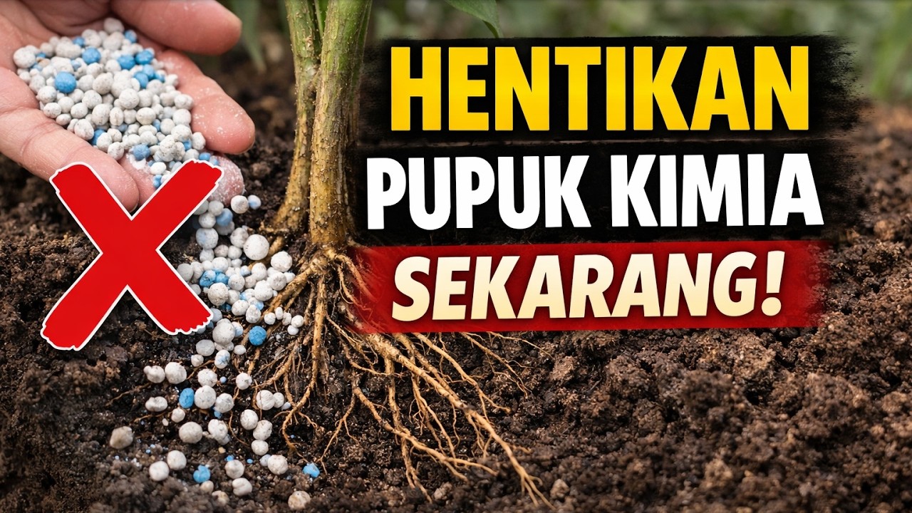 Hentikan Pupuk Kimia! Tambahkan INI ke Akar & Siap-siap Panen Sayur Berton-ton!