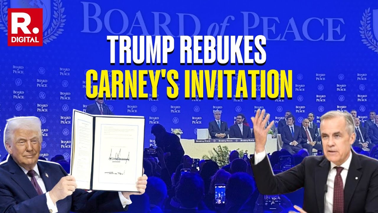 Trump Withdraws Canadian PM Carney's Invitation To Join Board of Peace | Davos