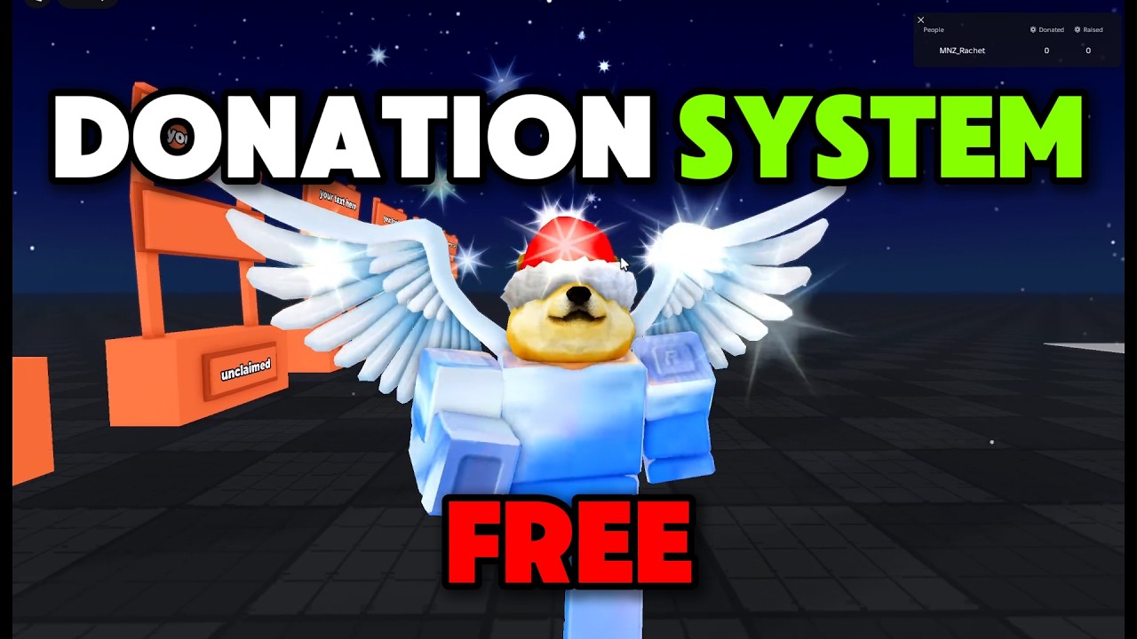 How to Make Pls Donate | Roblox Studio Free