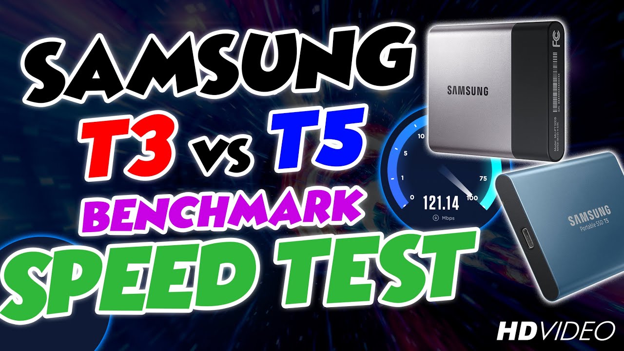 SAMSUNG T3 vs. T5 - Review and Speed Test