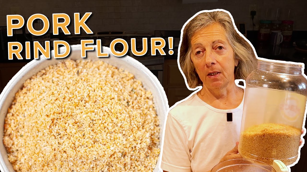 How to make Pork Rind Flour - so easy and economical!
