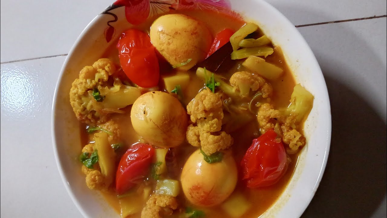 শীতের সবজি দিয়ে' ডিমের' তরকারি রেসিপি