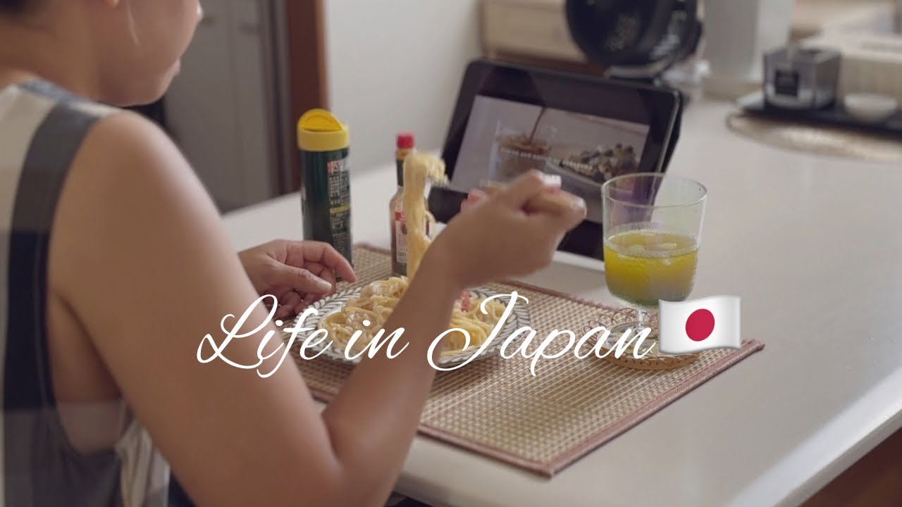 [LifeinJapan]My Daily life|Cook Mentaiko pasta|#simplelife #japan