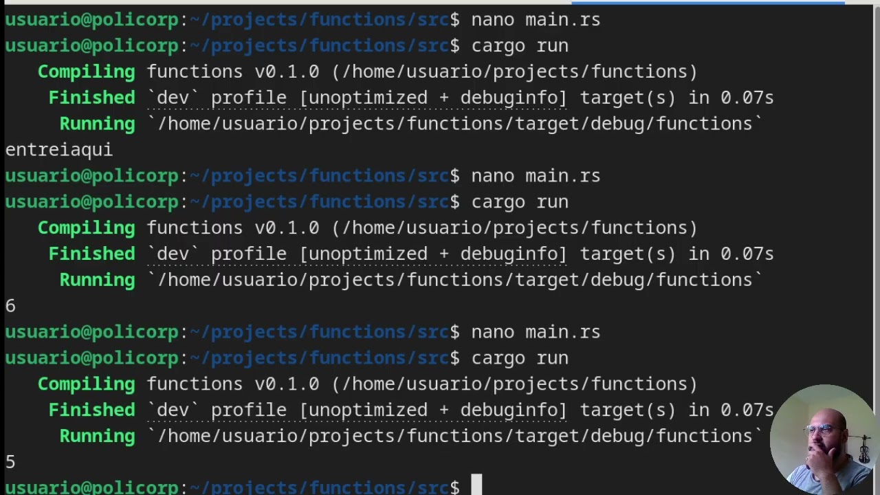 Rust - Controle de Fluxo (Aula 6)