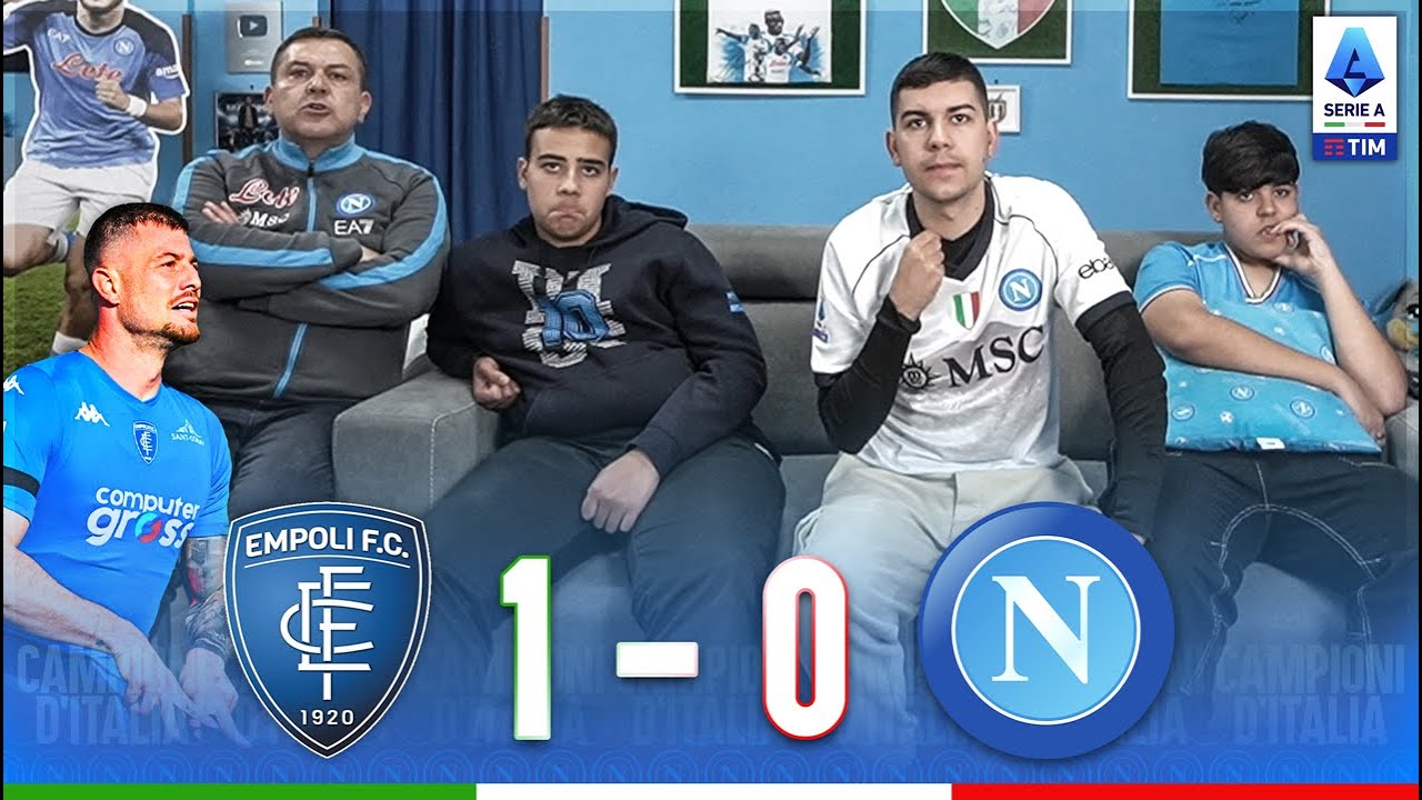 DISASTRO! VERGOGNATEVI... EMPOLI-NAPOLI 1-0 | LIVE REACTION NAPOLETANI