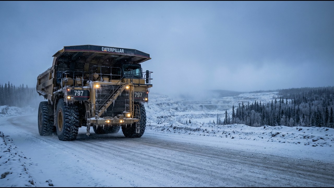 World's biggest haul trucks &mdash; Alberta oil sands, Fort McMurray