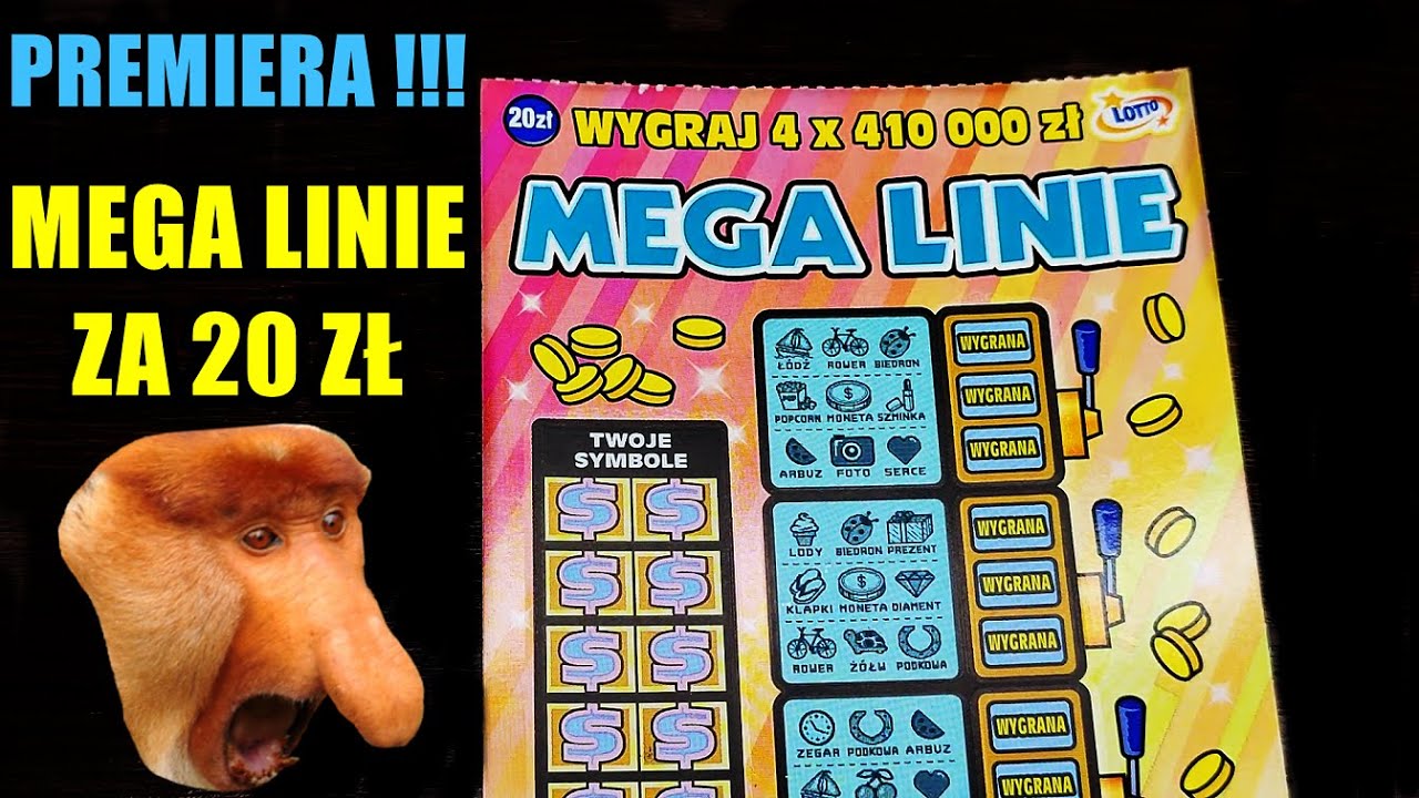 ZDRAPKI LOTTO/ MEGA LINIE 🤑❗ PREMIERA ZDRAPKI MEGA LINIE ZA 20 ZŁ ❗ CO ONI WYMYŚLILI ❓