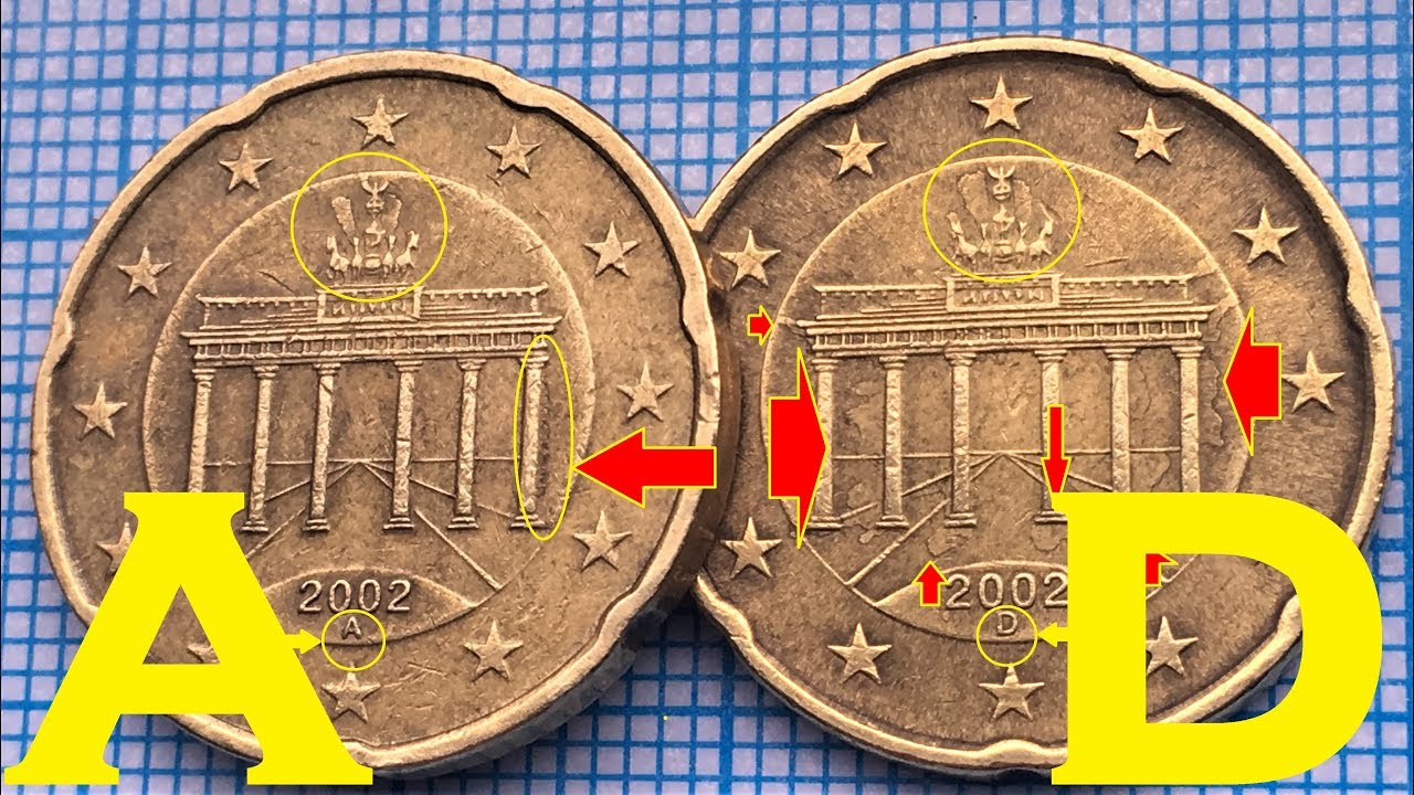 20 euro cent  Defects Coins Germany