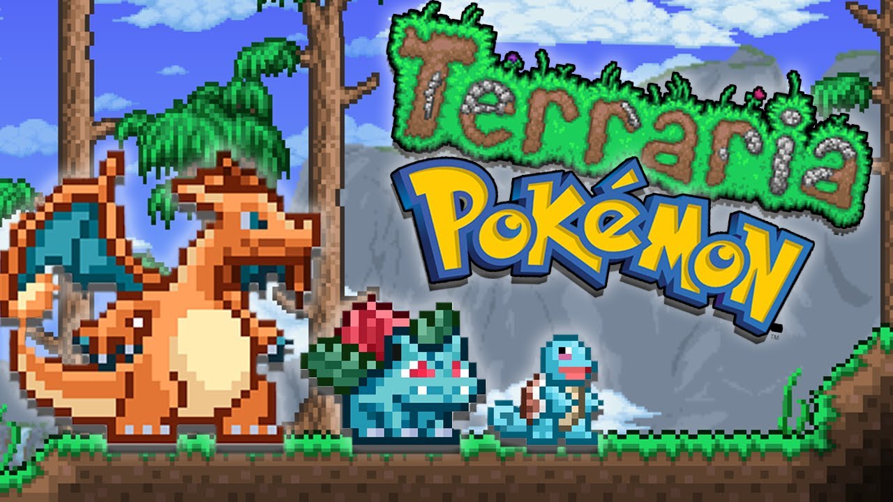 Terraria, but they added a Pokemon Mod