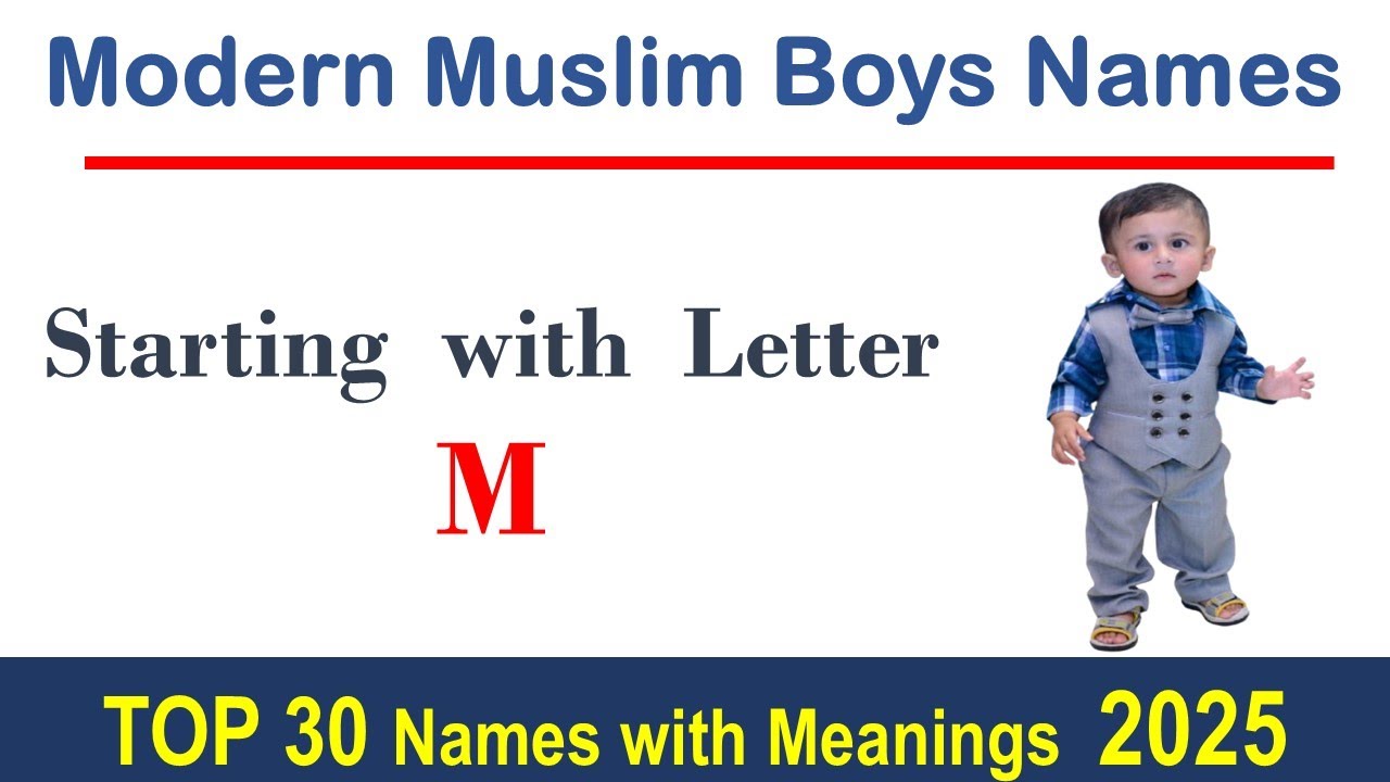 Modern Muslim Boys Names Starting With Letter M ,,, Names with meanings #islamicboysname