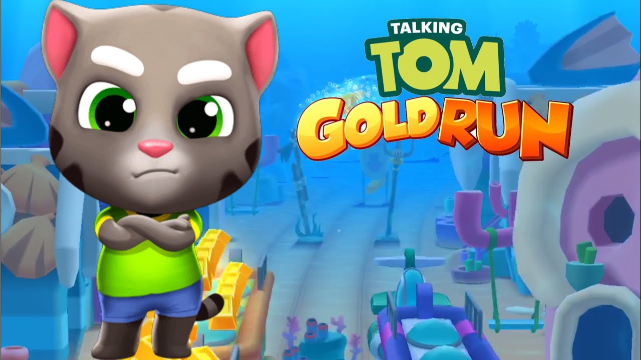 Talking Tom Gold Run New Update NEW UNDERSEA Side World iPad Gameplay