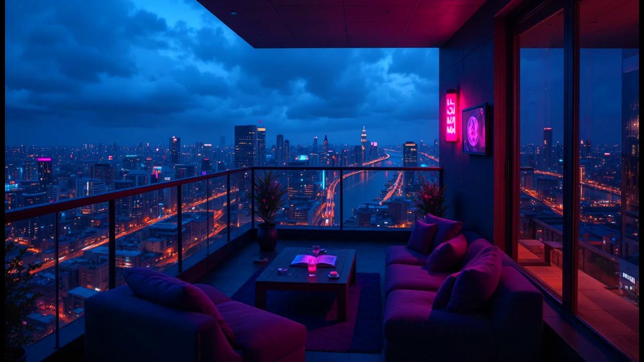 City After Dark Lofi 🌃 Smooth Rainy Beats for Focus & Calm