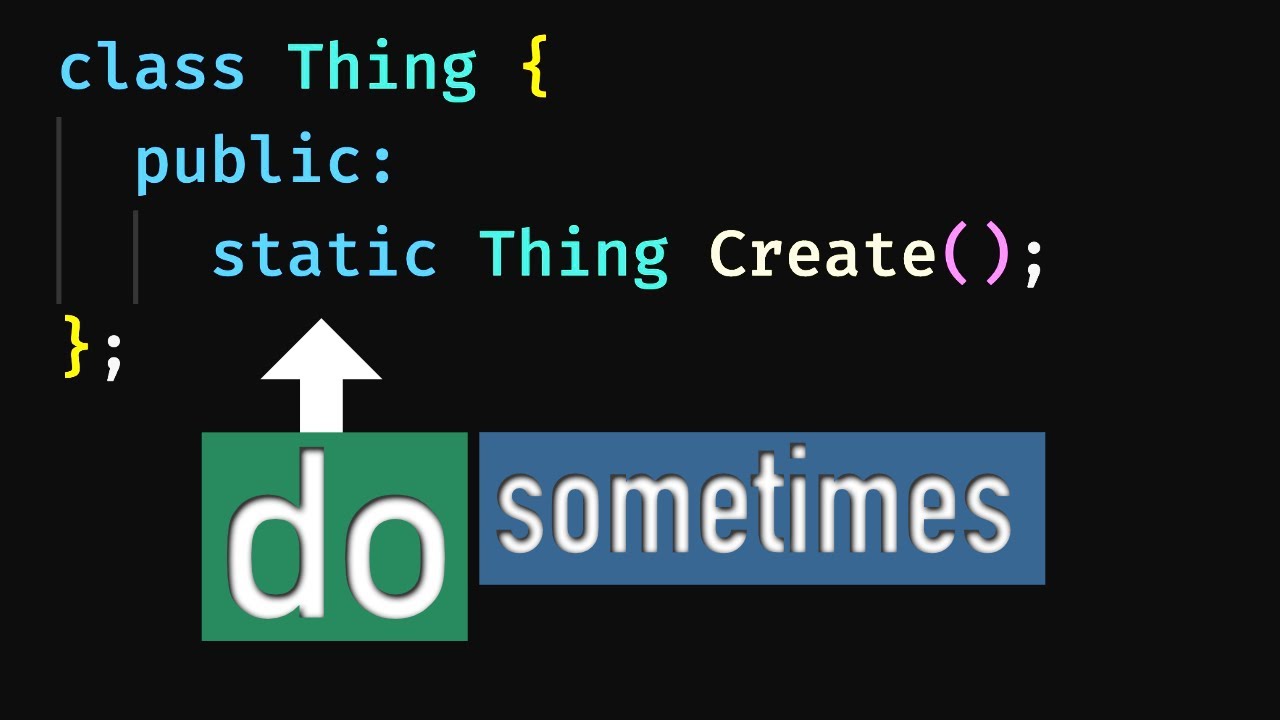 Use static in classes (when needed) in modern C++