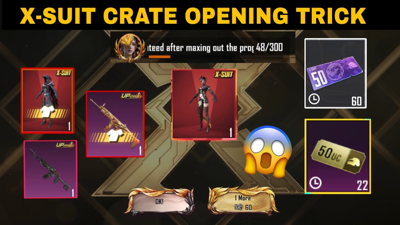 😱 Only Voucher Phoenixtra X-Suit Crate Opening | Blood Raven X-Suit Crate Opening Trick | PUBGM