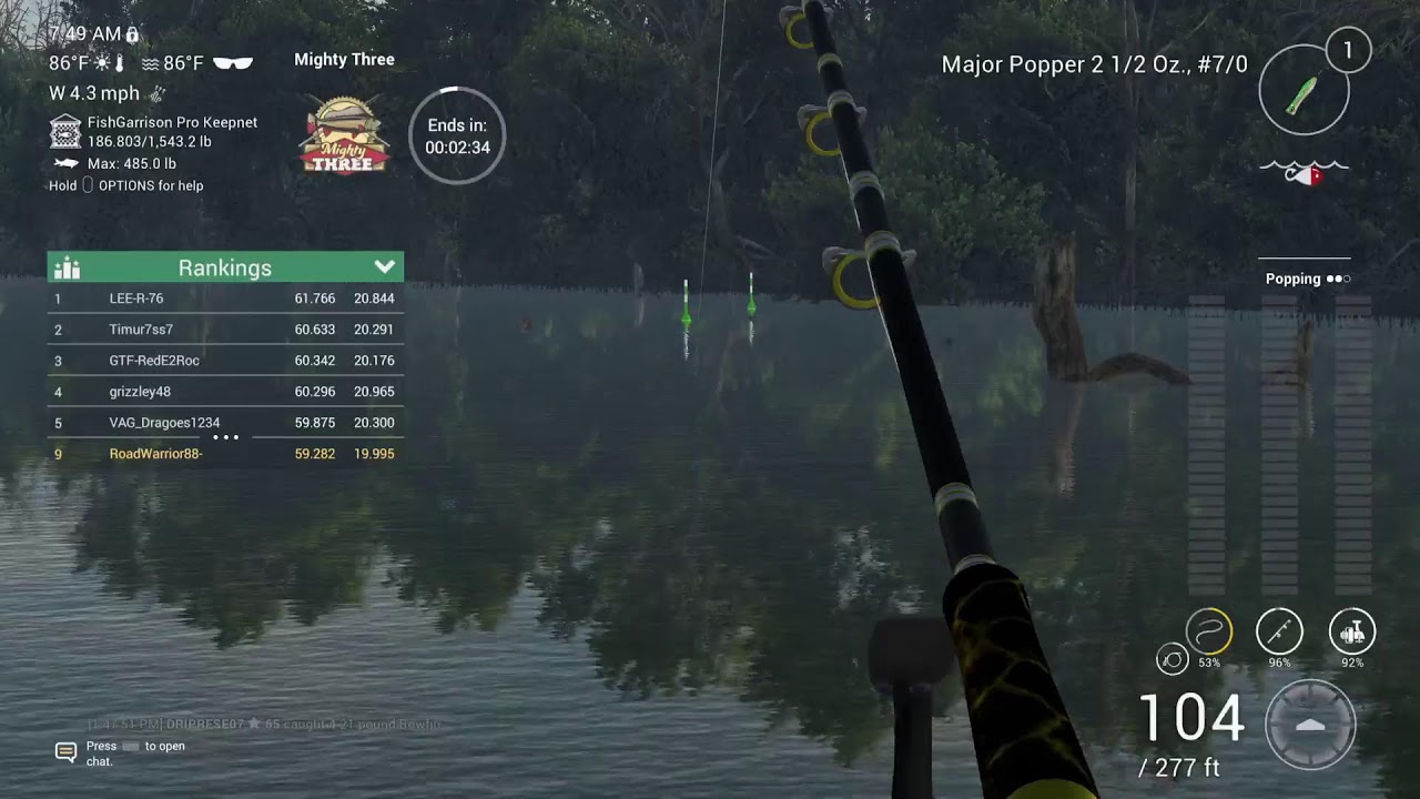 Fishing Planet Live Mighty Three