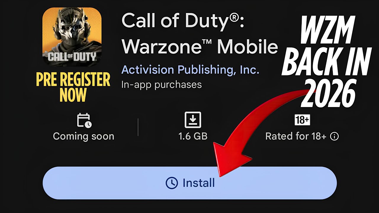 Warzone Mobile Is BACK in 2026 | Pre-Register Now on Play Store After Removal!