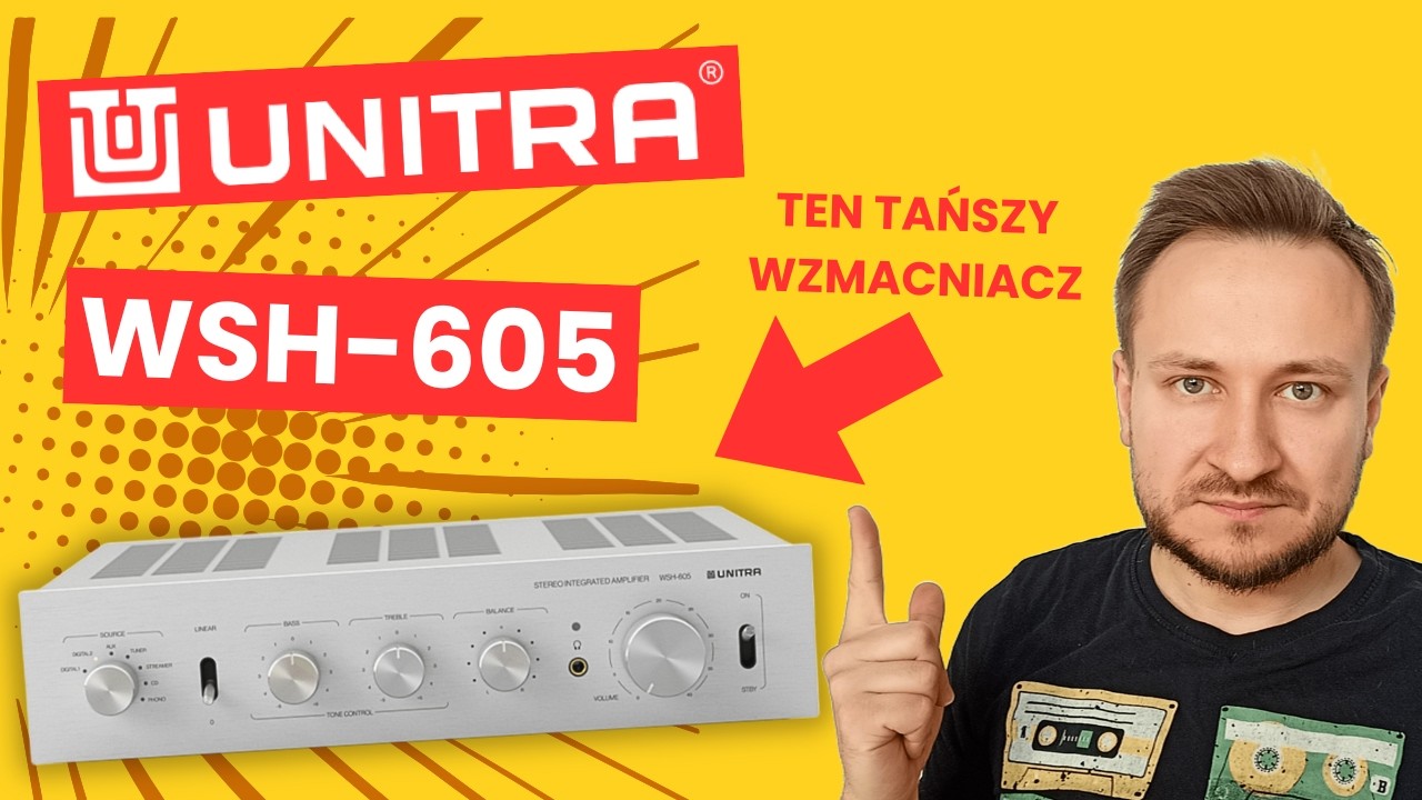 Test najtańszego wzmacniacza Unitry: WSH-605