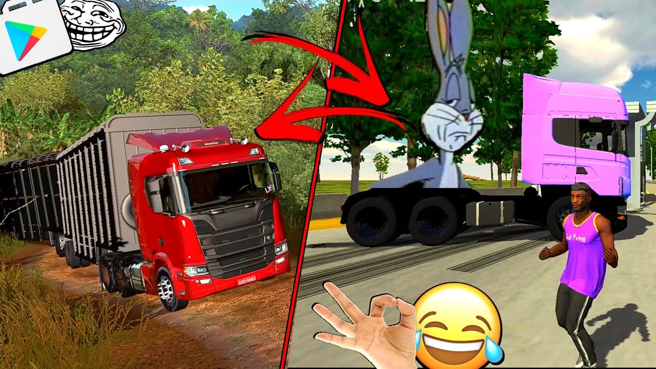 Achei um jogo bom no Testando jogos de caminh&otilde;es da Play Store ksksk