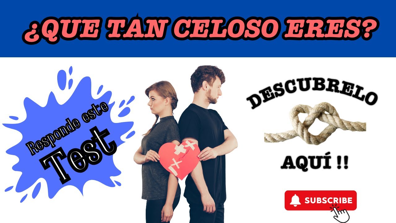 [QUIZ]  Test de celos🤔 ¿Qué Tan Celoso/a Eres Realmente? 💔😠Descúbrelo Ahora.