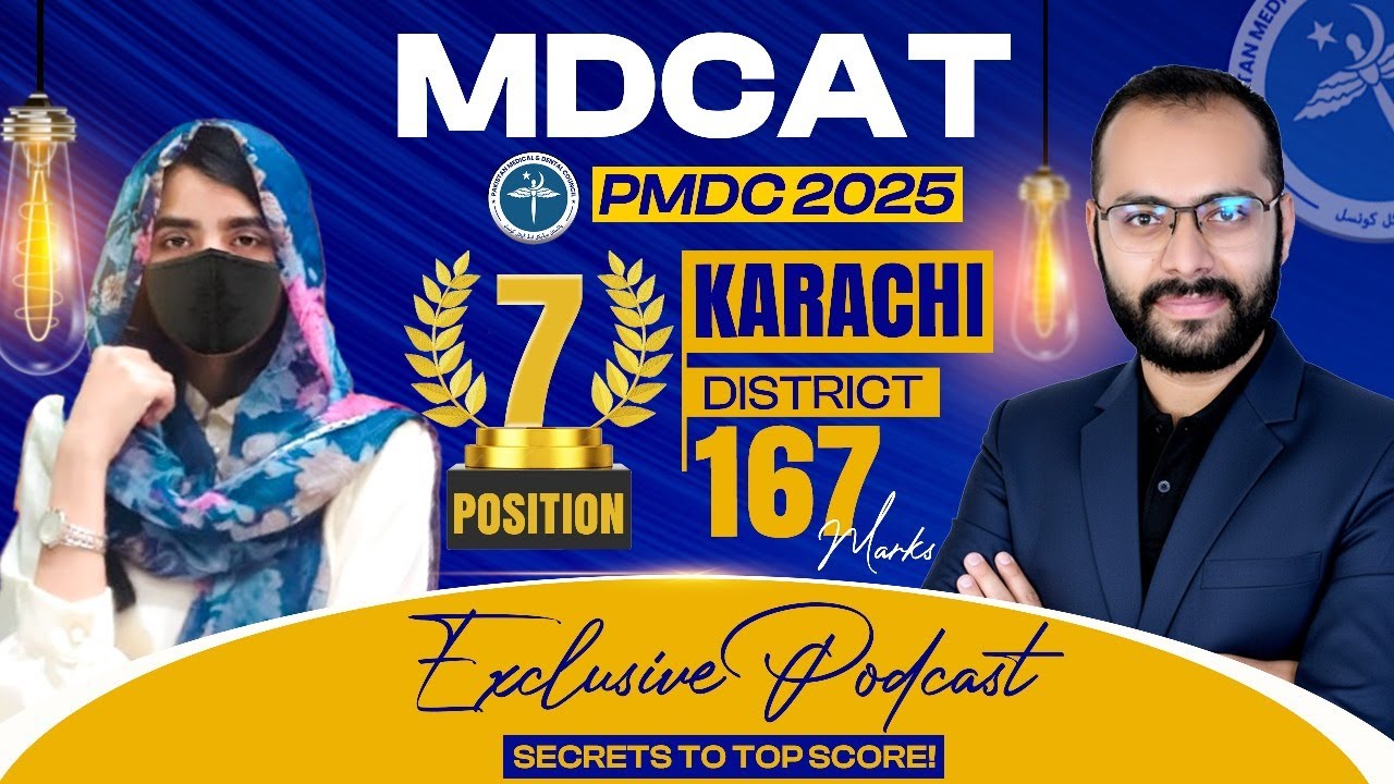 🎧 From Freshie to Top Position Holder in Sindh MDCAT 2025 – Areeba's Journey to MDCAT Top Position
