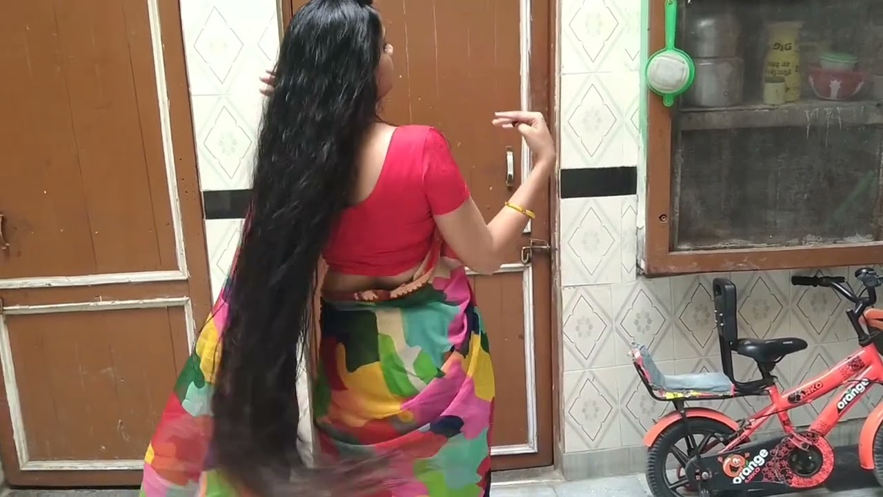 long hair draying video // hair play // requested video//