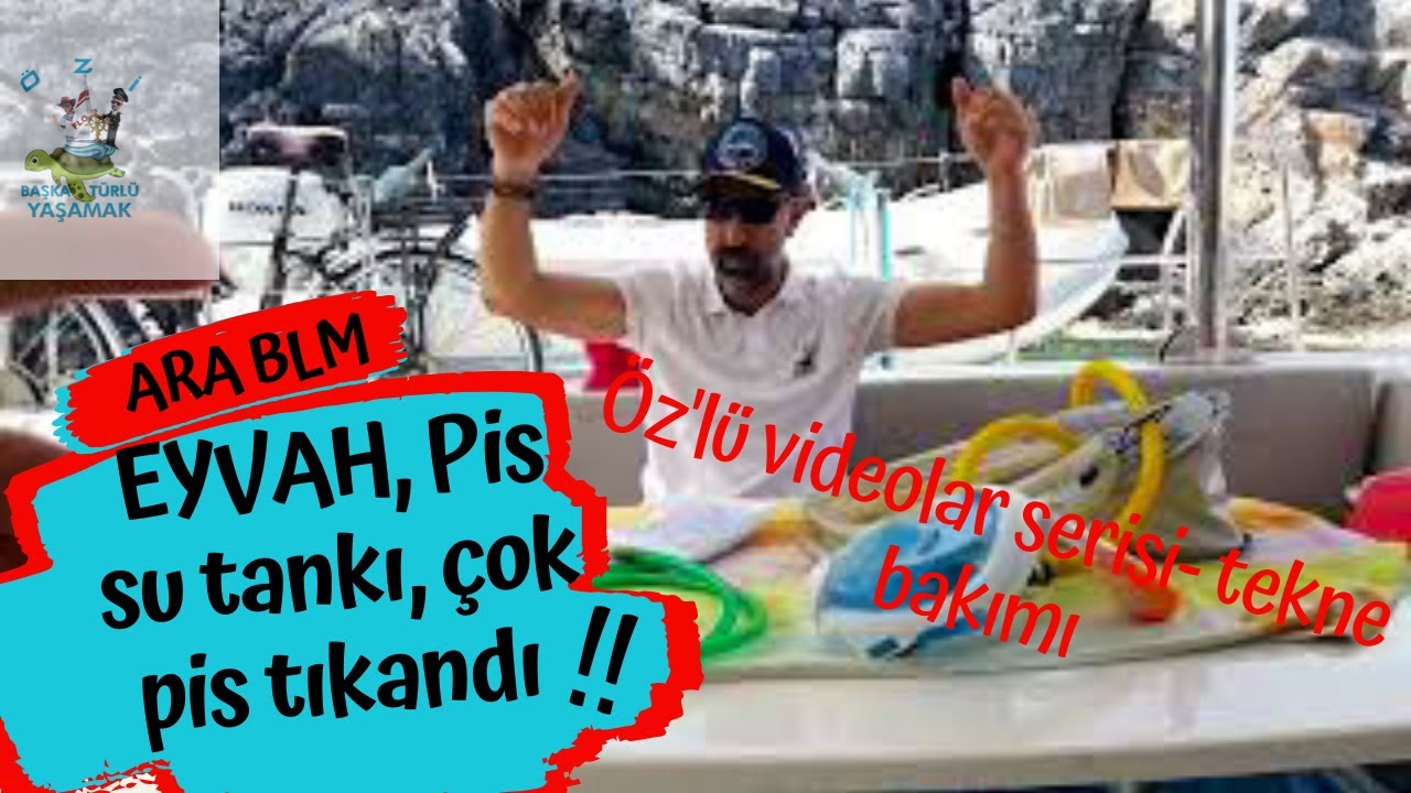 Pis işler bu işler; PİS SU TANKI çok pis tıkandı!!! Clogged black water tank