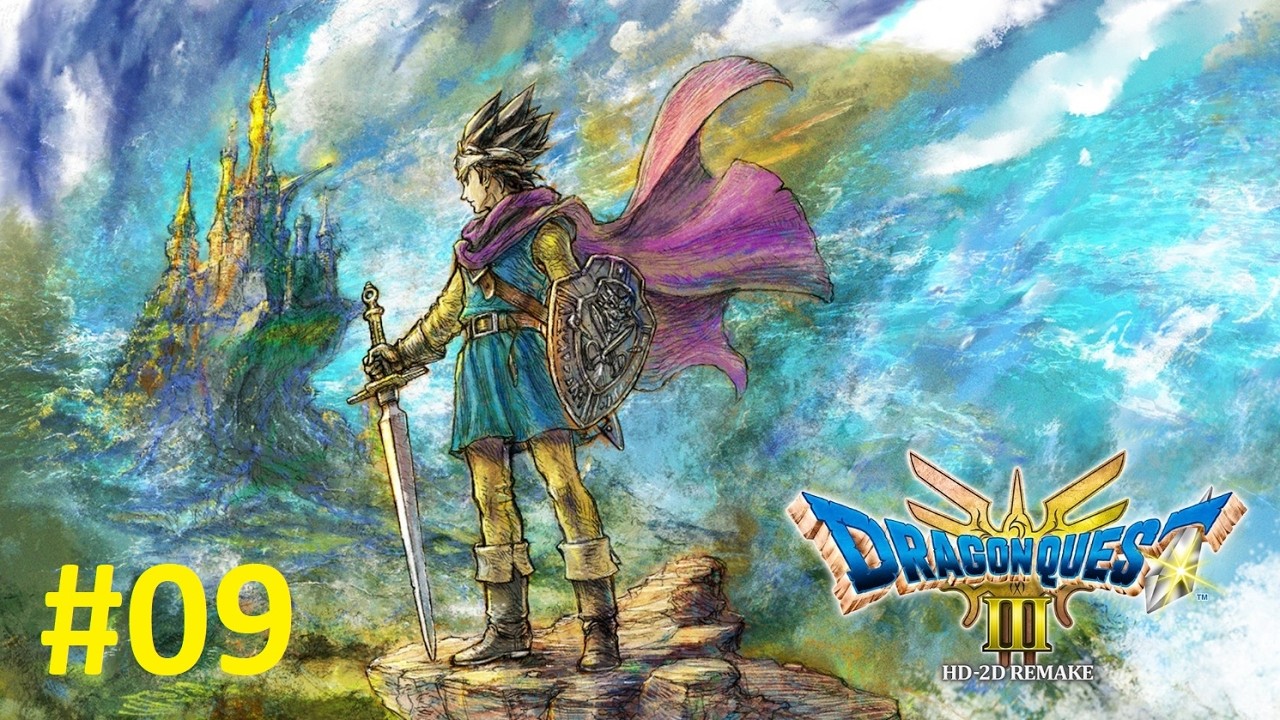 ⚔️Robin ismét szabadon távozhat... Megvan a hajó!⛵☺️ | Dragon Quest III HD-2D Remake #09 [NSW2]