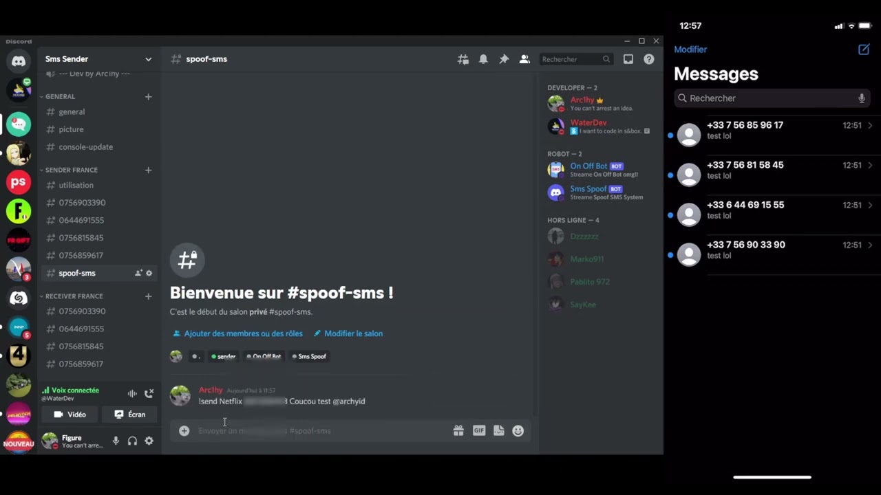 OnOff Project | Spoof SMS Using Discord Bot &ndash; Part 2 Walkthrough