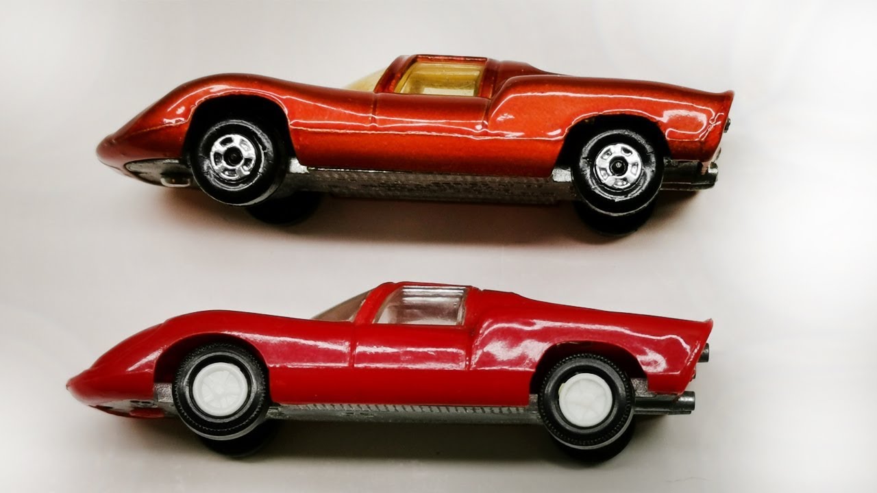 Польский Porsche 910, копия Porsche Matchbox, реставрация Matchbox, сравнение, игрушечная машина