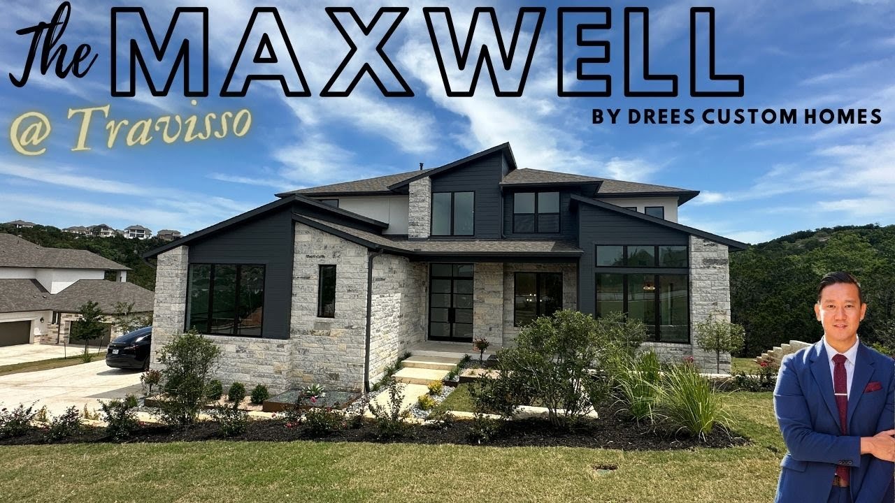 Drees Homes | Travisso | Maxwell | 5099 SF | 5 спален | Участок 1 акр | Остин, Техас