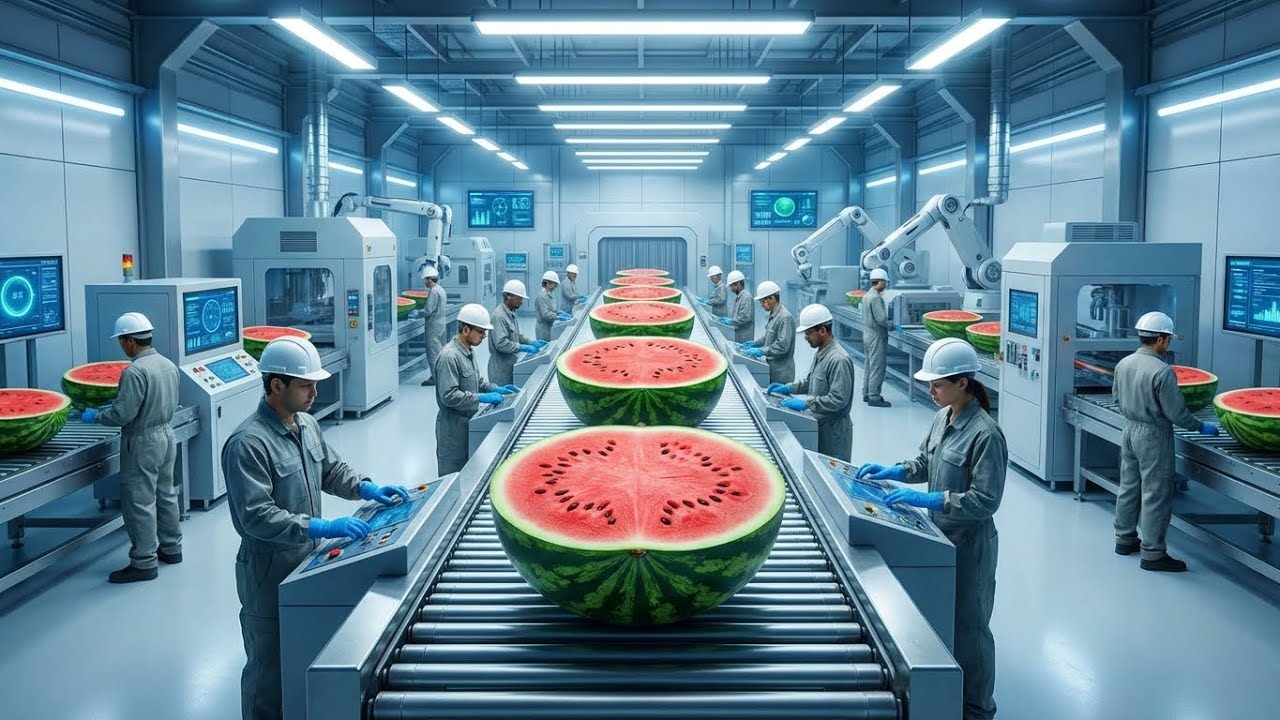 “Watermelon Juice Factory: The Complete Journey from Farm to Bottle”