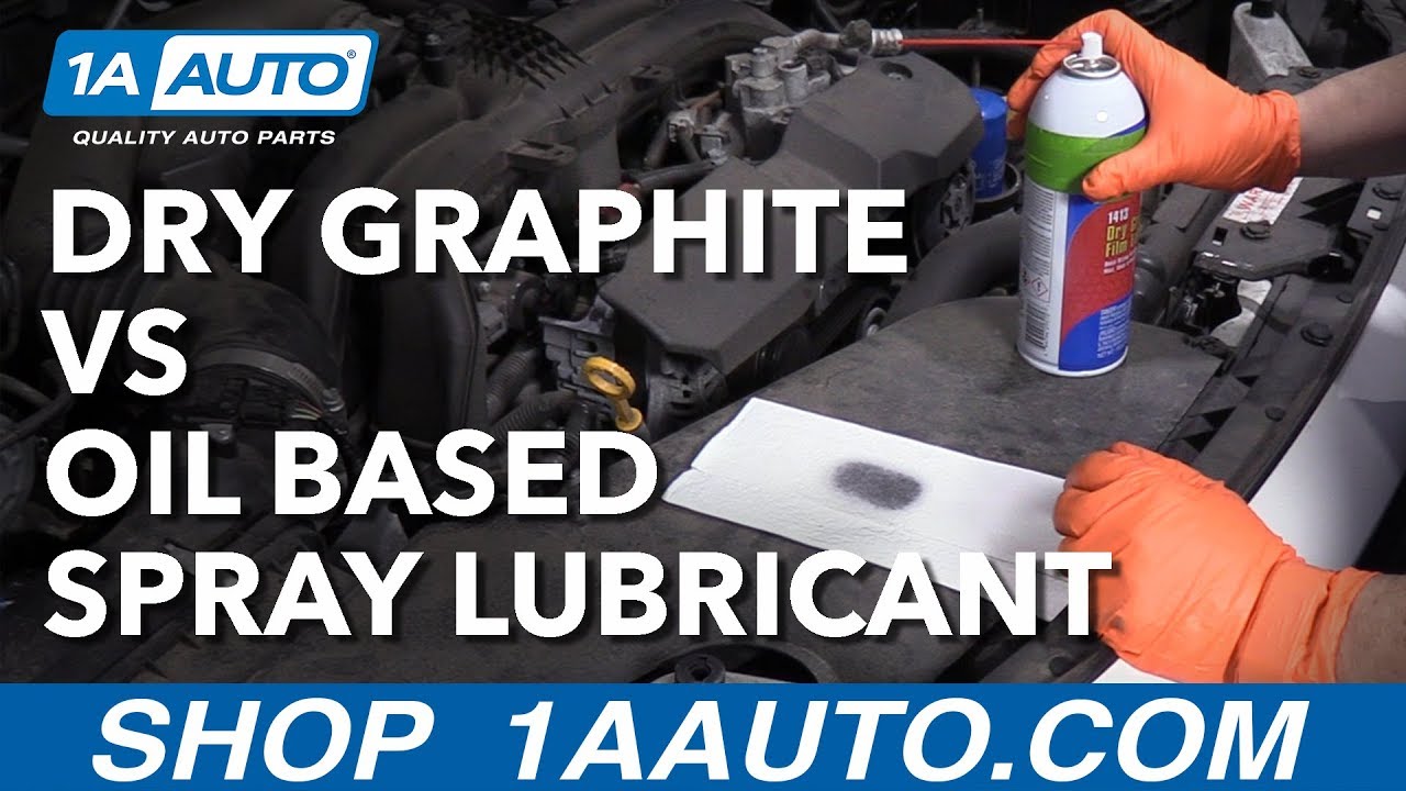 Dry Graphite vs Oil-Based Lubricant - Better for Hinges and Latches on Cars
