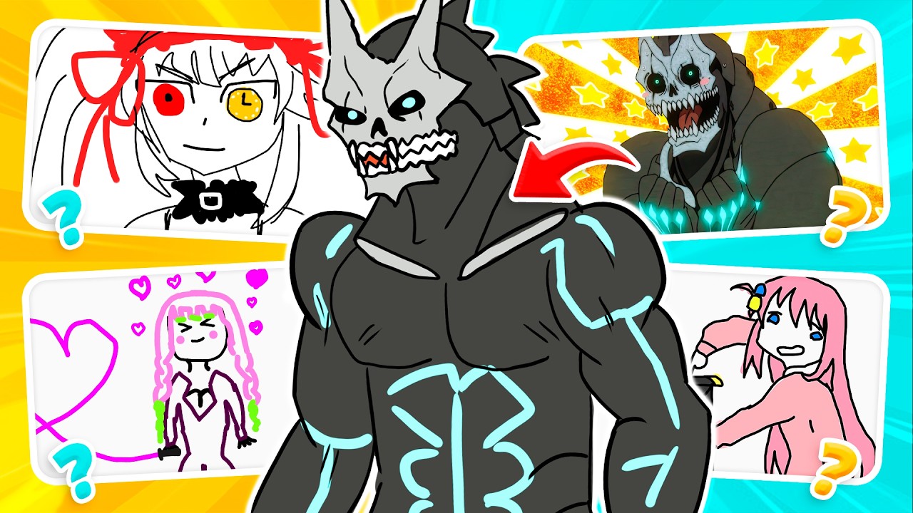Anime Character by Awful Drawing 😂🎨 Funny Anime Quiz 🍥
